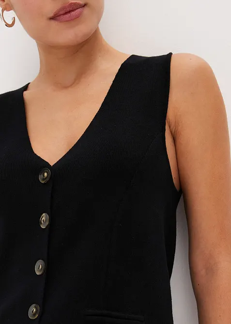 Strikkevest, bonprix