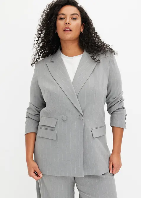 Blazer med n&aring;lestripe-m&oslash;nster, bonprix