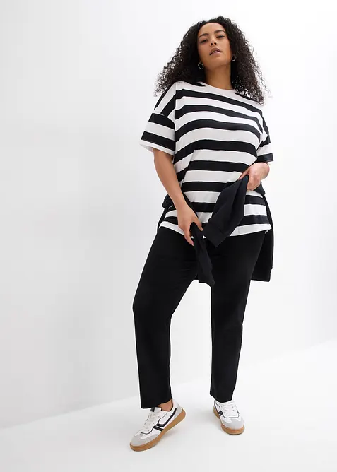 Oversized topp i 100% &oslash;kologisk bomull, bonprix