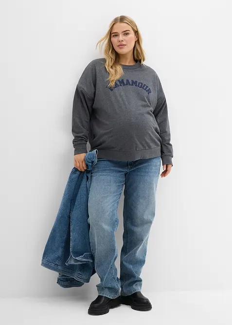 2-i-1-mammajeans, Straight, for svangerskapet og tiden etterp&aring;, bonprix