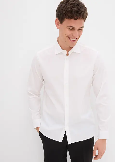 Businesskjorte i 100% bomull, Regular Fit, bonprix