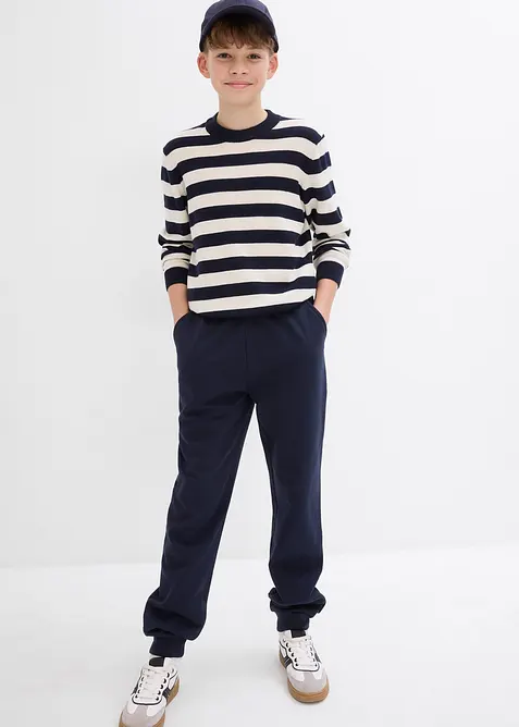 Joggebukse i myk bomullsmiks, bonprix