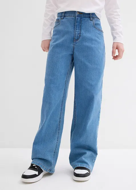 Extra Loose Fit Stretch-jeans, Straight, bonprix