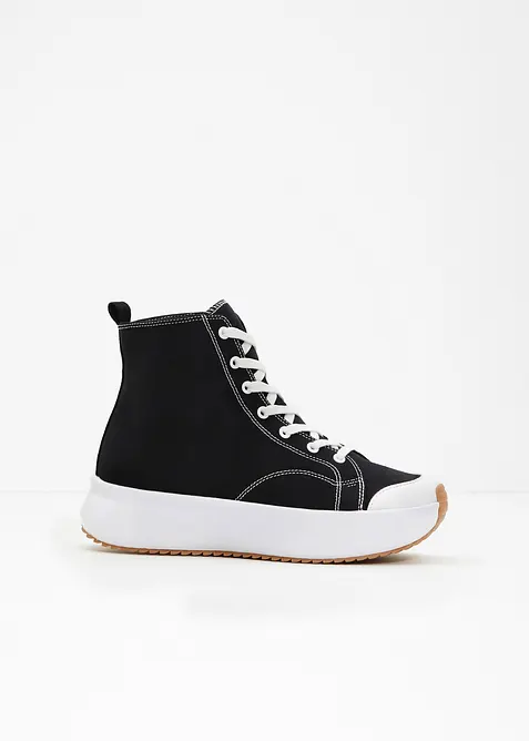 Ankelh&oslash;ye plat&aring;sneakers, bonprix