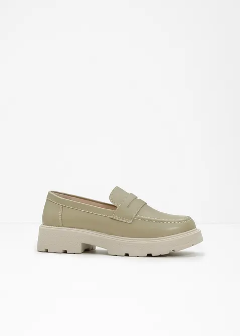 Chunky loafers med lette s&aring;ler, bonprix
