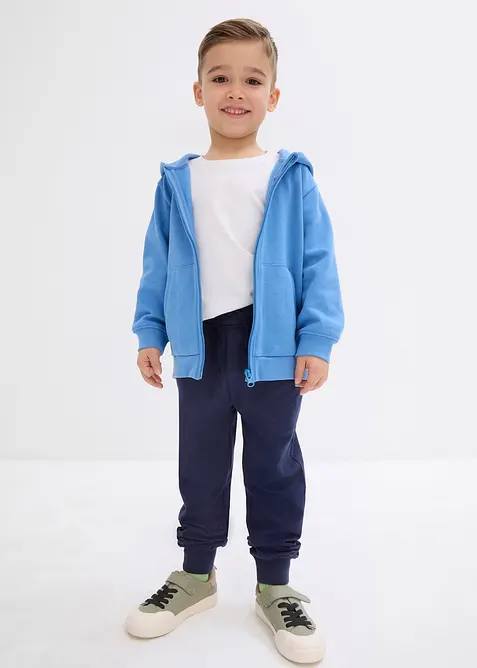 Lett joggebukse i ren økologisk bomull, bonprix