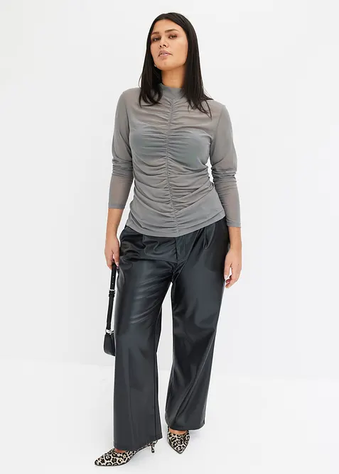 Bukse i imitert skinn, bonprix