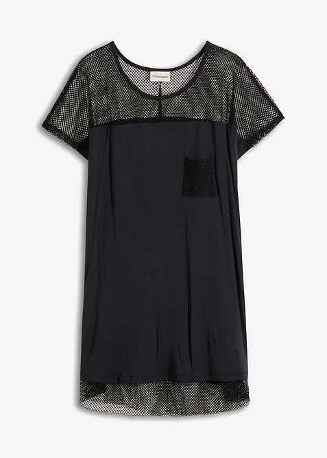 Lang strandtopp i viskose, bonprix