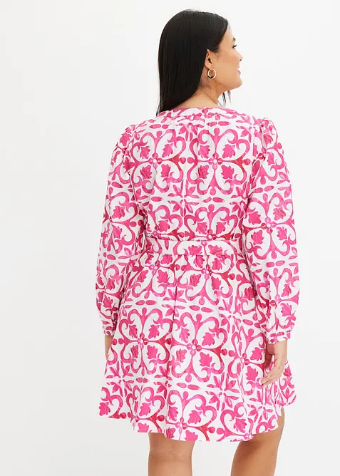 M&oslash;nstret kjole, bonprix