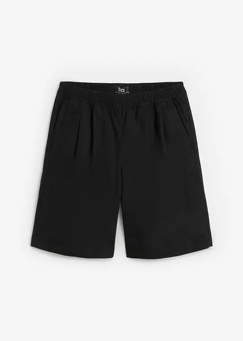 Bermudashorts i lin og bomull, bonprix