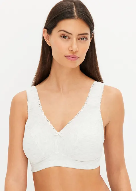 Minimizer-BH uten b&oslash;yle med &oslash;kologisk bomull (2-pack), bonprix