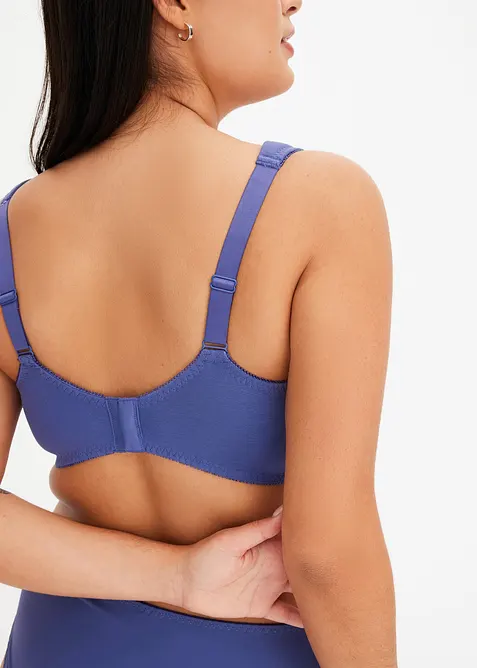 T-skjorte-BH med bøyle og økologisk bomull (2-pack), bonprix