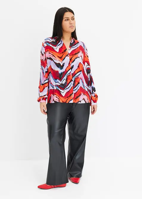 M&oslash;nstret bluse, bonprix