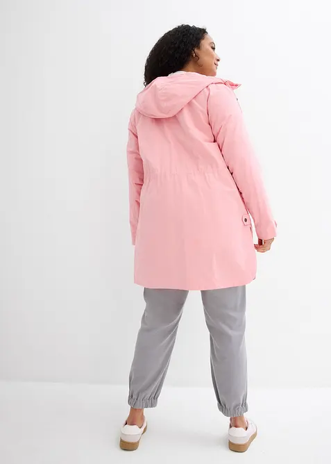Lang parkas med hette, bonprix