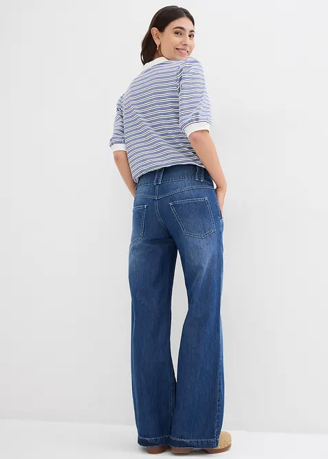 Wide-Leg-jeans High Waist, Super Soft, bonprix