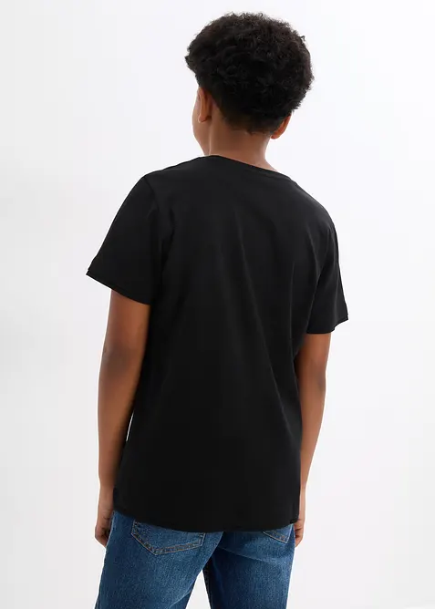 T-skjorte i &oslash;kologisk bomull (2-pack), bonprix