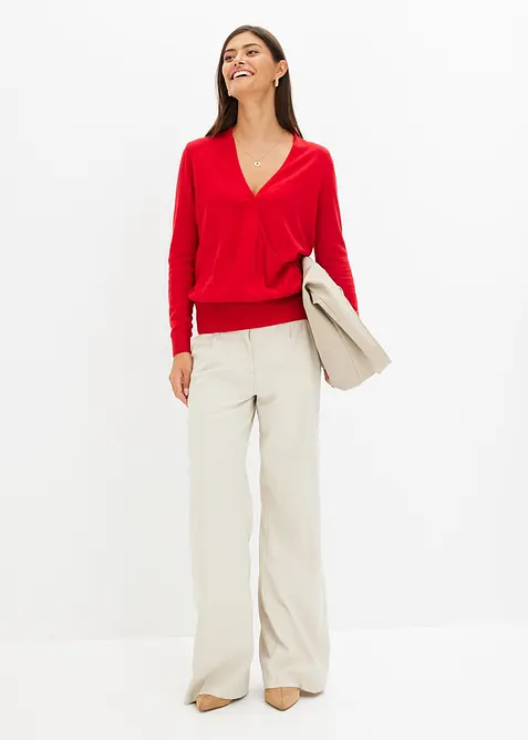 Genser i omslagsmodell, bonprix