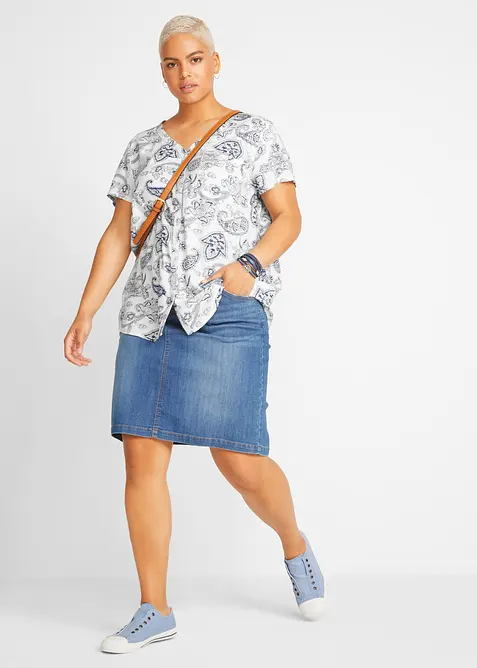 Bluse, kort arm, bonprix