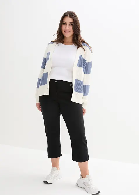 7/8-bukse i bengalin med komfortlinning, bonprix