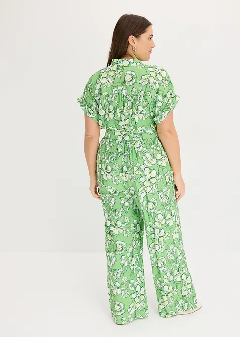 Jumpsuit i lett viskosemiks, bonprix
