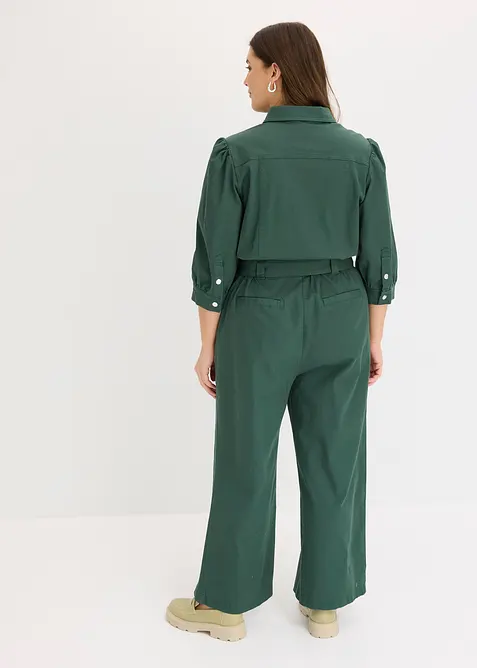 Utility-jumpsuit med puffermer, bonprix