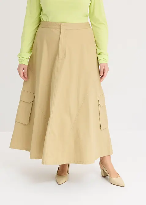 Cargoskj&oslash;rt i ren bomull, bonprix