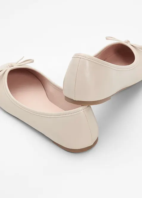 Ballerinasko med sl&oslash;yfe, bonprix