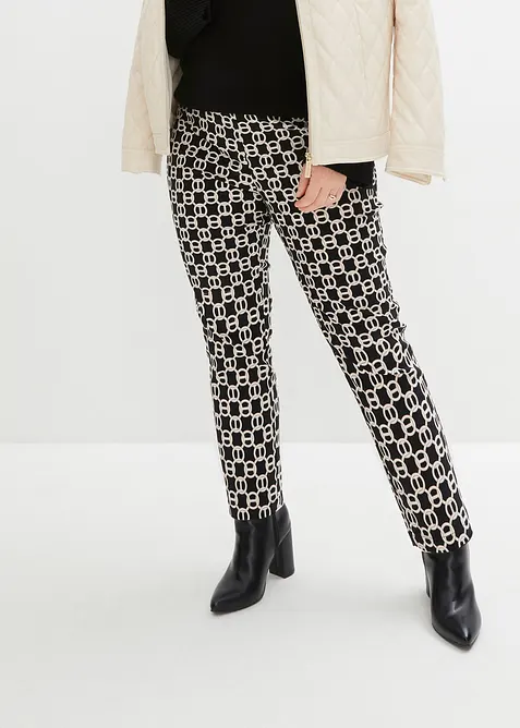 Bukse med stretch av bengalin, bonprix