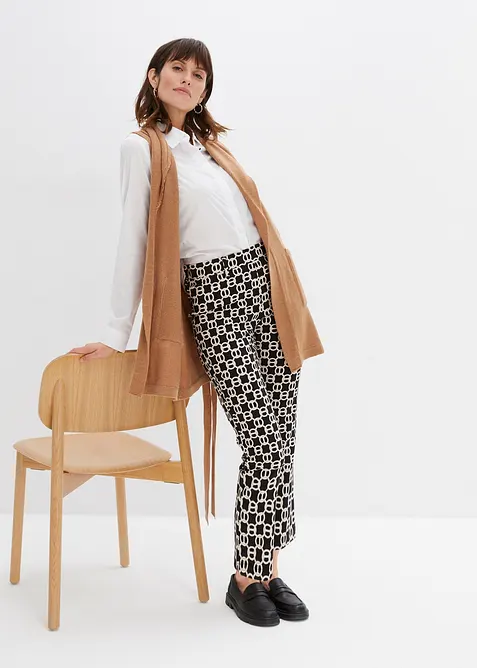 Bukse med stretch av bengalin, bonprix