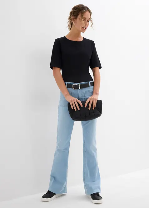 Kortermet body (2-pack), bonprix