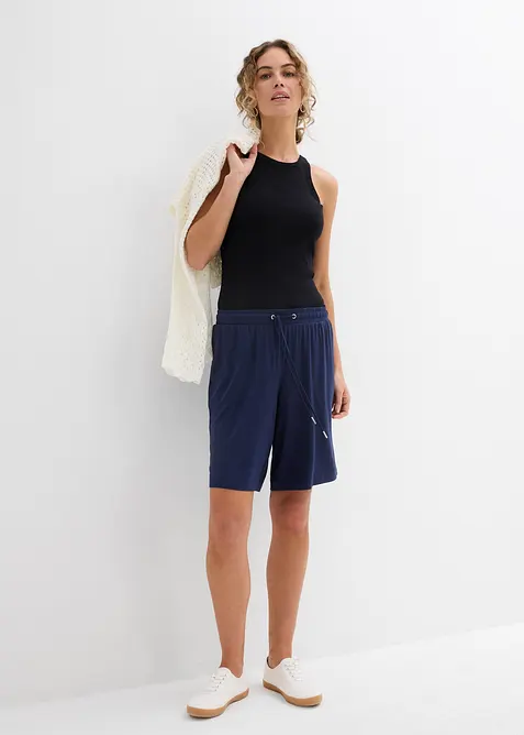 Trikot-bermudashorts i lett viskose, bonprix