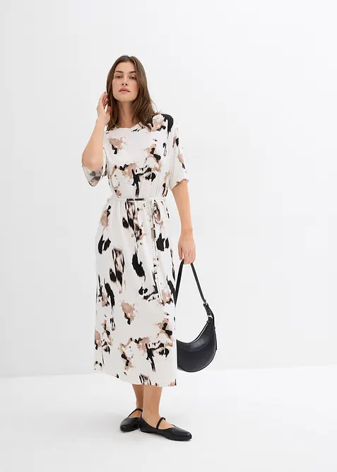 Trikotkjole i viskose, bonprix