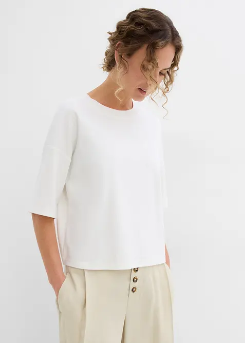 T-skjorte i 100% &oslash;kologisk bomull, bonprix