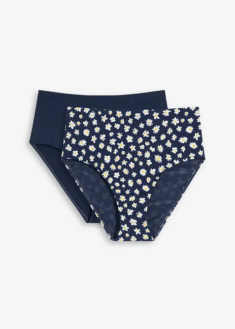 Shape-bikinibukse, middels formende (2-pack), bonprix