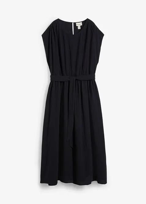 Midikjole i 100% bomull, bonprix