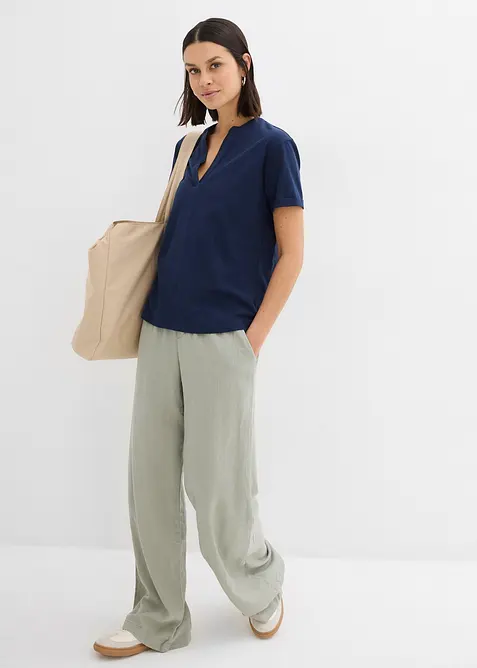 Trikot-tunika i &oslash;kologisk bomull, bonprix