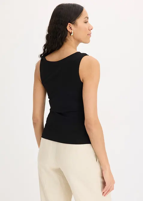 Jerseytopp med tvist, bonprix