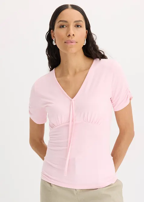 Topp med rynking, bonprix