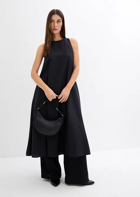 Utskr&aring;dd midikjole av viskoseblanding, bonprix