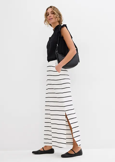 Maxiskjørt i økologisk bomull, bonprix