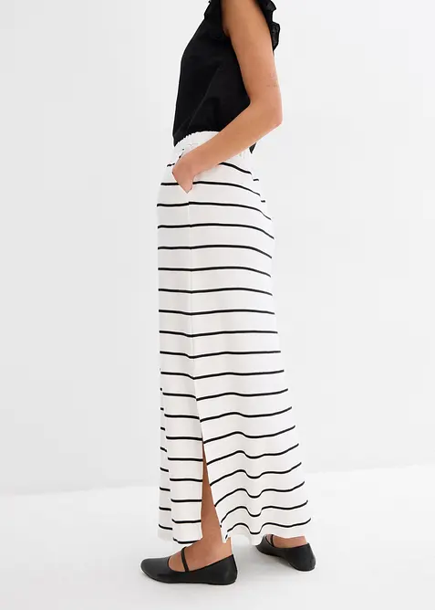 Maxiskjørt i økologisk bomull, bonprix