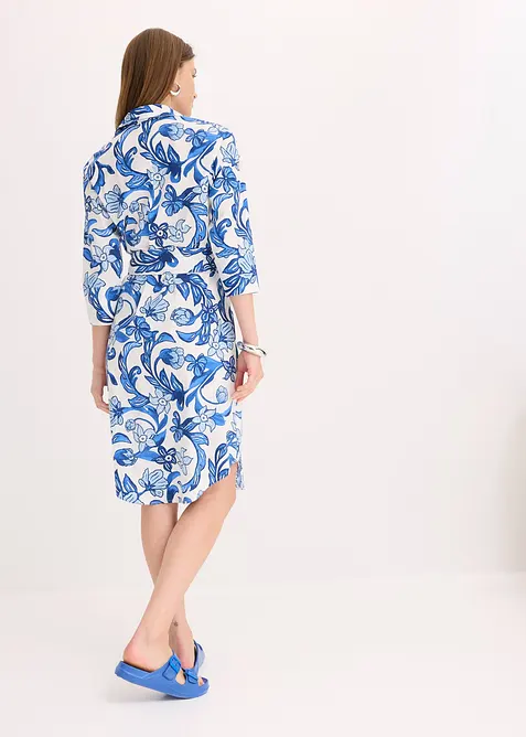 Skjortekjole i bomullsmiks, bonprix