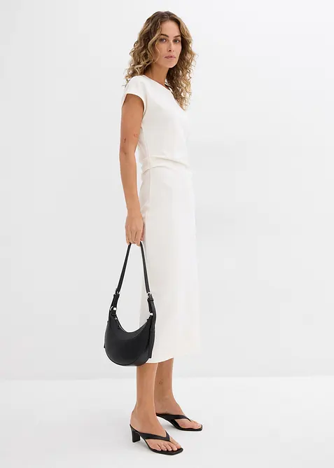 Midikjole i myk viskosemiks, bonprix