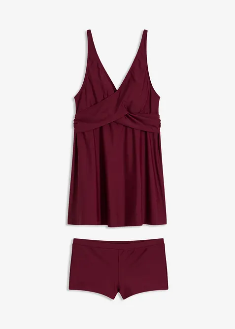 Lang tankini (2-delt sett) med V-hals, bonprix