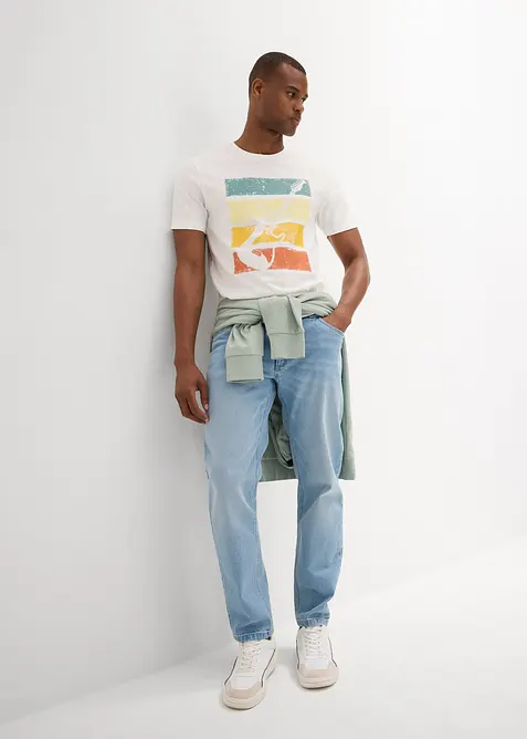 T-shirt i ren økologisk bomull, bonprix