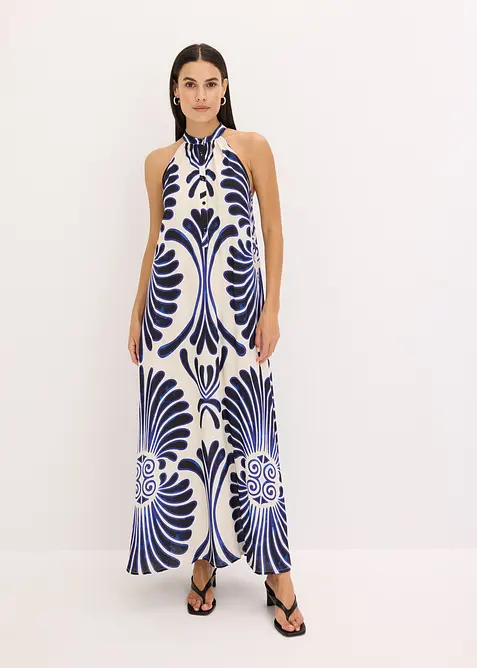 Vid maxikjole i lett viskose, bonprix