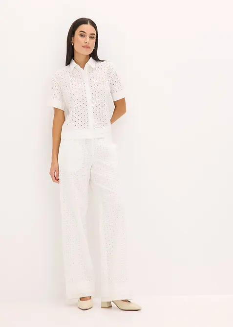 Bukse med vide ben, bonprix