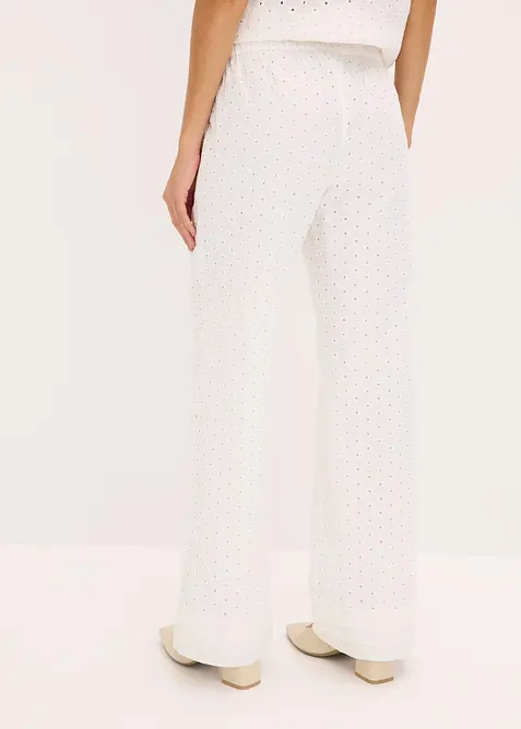 Bukse med vide ben, bonprix