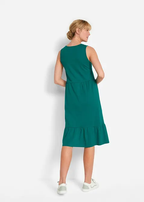 Trikotkjole i 100% bomull, bonprix