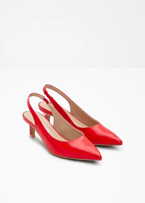 Slingbacks med kitten heels, bonprix
